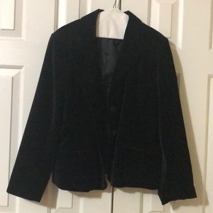 Black Velvet Blazer